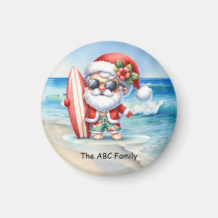 Christmas in July with SANTA CLAUS Magnet