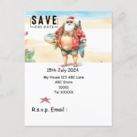 Christmas in July with SANTA CLAUS Save the date