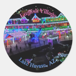 Christmas in Lake Havasu  Classic Round Sticker