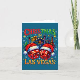 Christmas In Las Vegas Funny Holiday Design Long S Card