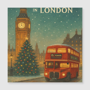 Christmas in London – Festive Holiday Scene with R