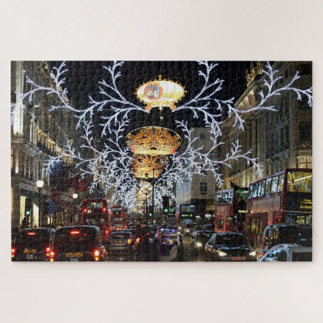 Christmas in London Jigsaw Puzzle (Horizontal)