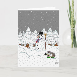 Christmas in Magic Tree Wood Holiday Card