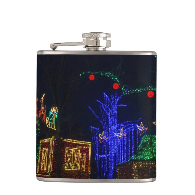 Christmas In Midtown Hip Flask (Front)