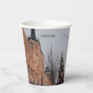 Christmas in Moscow Paper Cups