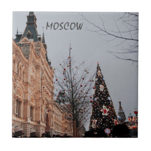 Christmas in Moscow Tile