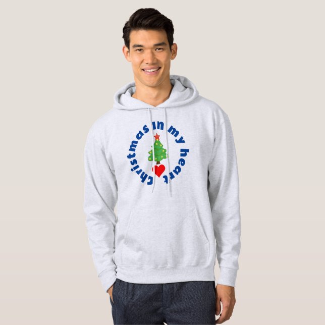 Christmas in my heart hoodie (Front Full)