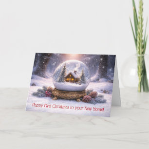 Christmas in New Home First or 1st Christmas Cute  Card