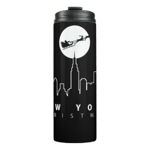 Christmas in New York City Thermal Tumbler
