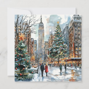 Christmas In New York Holiday Card