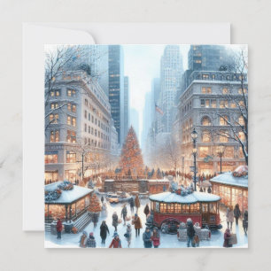 Christmas In New York Holiday Card