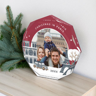 Christmas in Paris Keepsake Photo Block