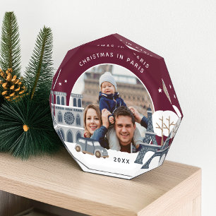 Christmas in Paris Keepsake Photo Block