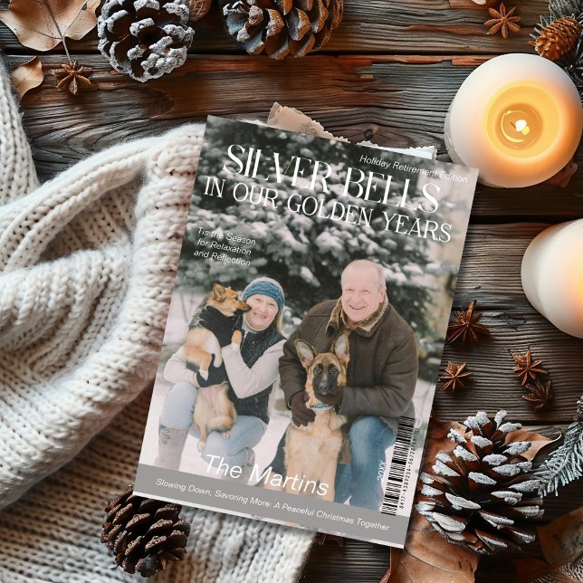 Christmas in Retirement Magazine Cover Holiday Card (Christmas In Retirement Magazine Cover Holiday Card.)