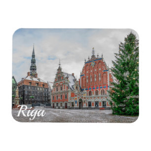 Christmas in Riga Latvia Magnet