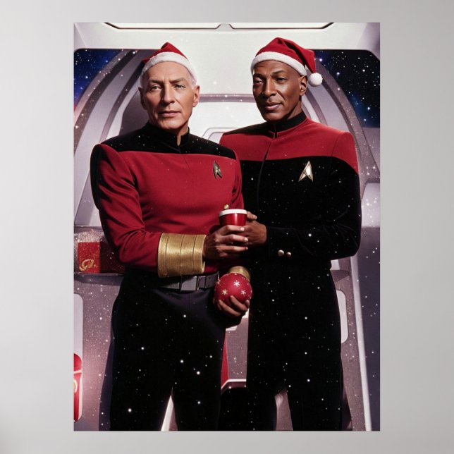 Christmas in Space Poster (Front)