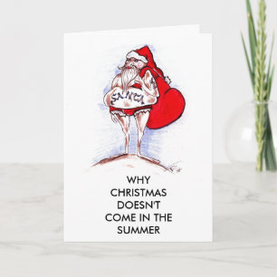 CHRISTMAS IN SUMMER HOLIDAY CARD