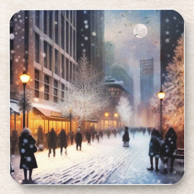 Christmas in the City Coaster (Front)