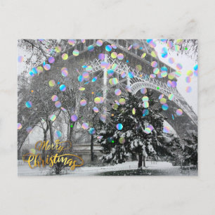 Christmas in the city postcard