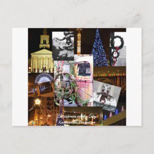Christmas in the City Postcard-Knoxville, Tenness Holiday Postcard