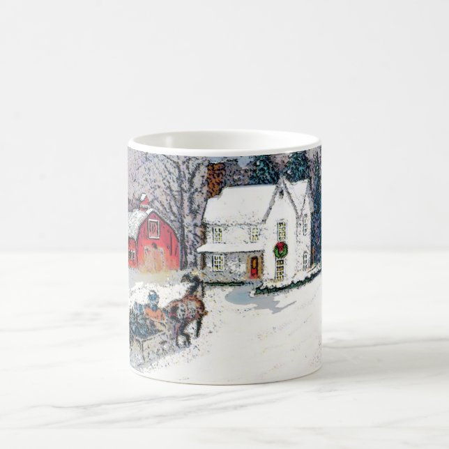 Christmas in the Country Coffee Mug (Center)