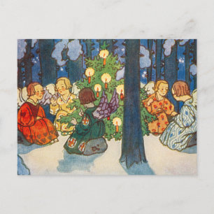 Christmas in the forest - Zdenek Guth  Postcard