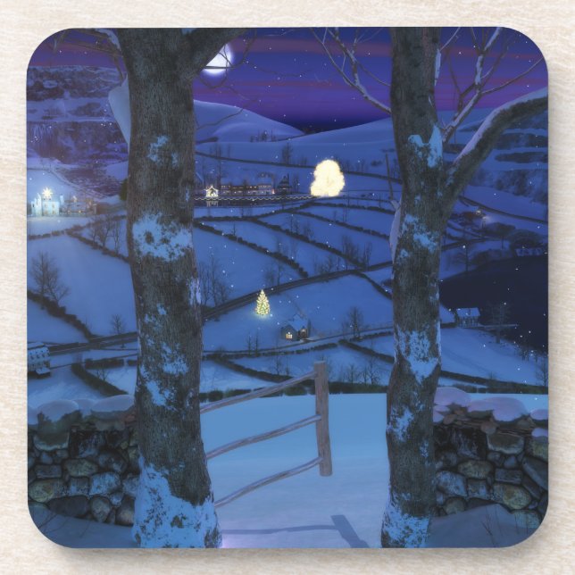 Christmas in the Glen Cork Coaster (Front)