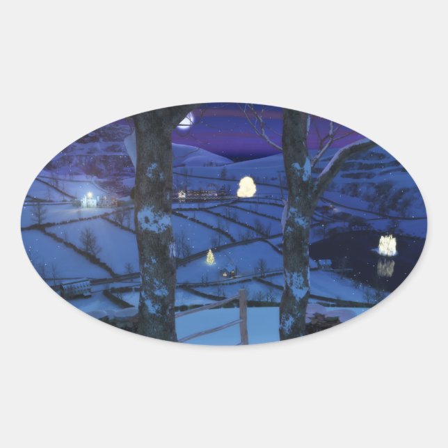 Christmas in the Glen Stickers (Front)