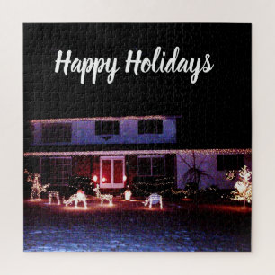 CHRISTMAS IN THE NEIGHBORHOOD JIGSAW PUZZLE