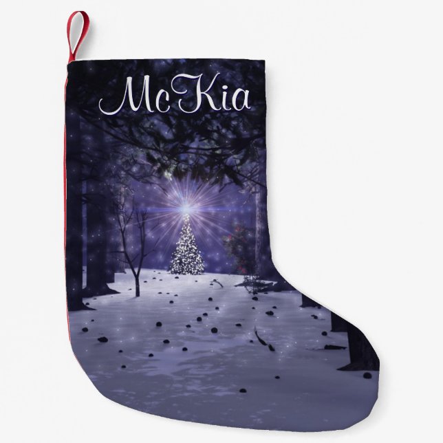 Christmas in the Pines Stocking (Front)