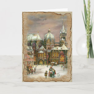 Christmas in Town - Greeting Card