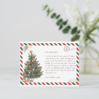 Christmas in u postcard