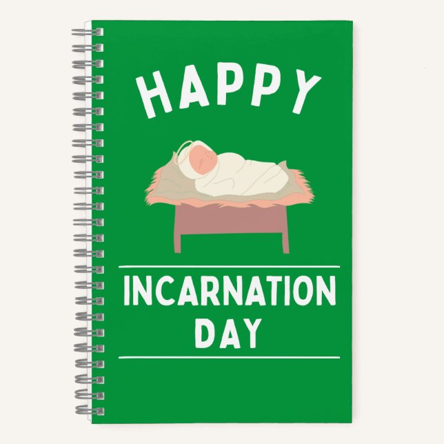 Christmas Incarnation Day Notebook (Front)
