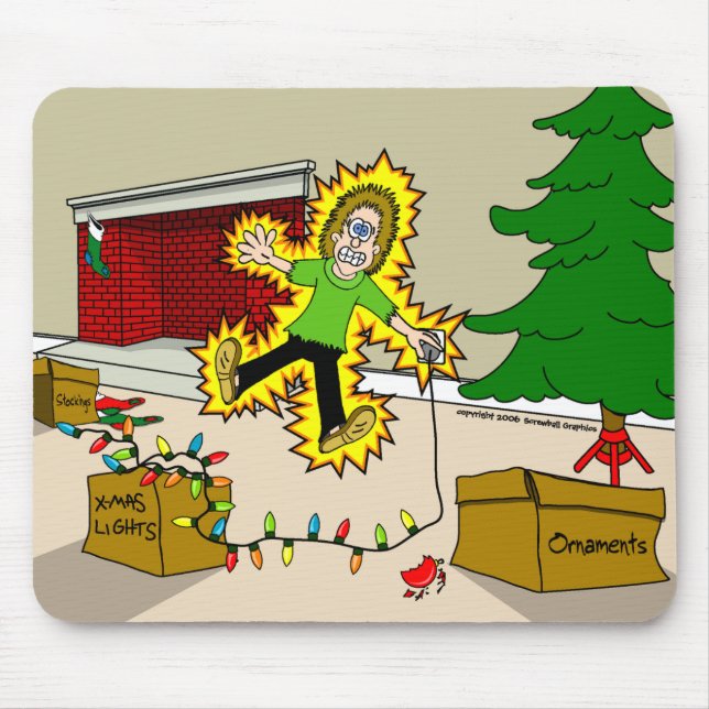 Christmas Injuries mousepad (Front)