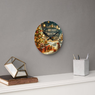 Christmas into your home Wall Clock
