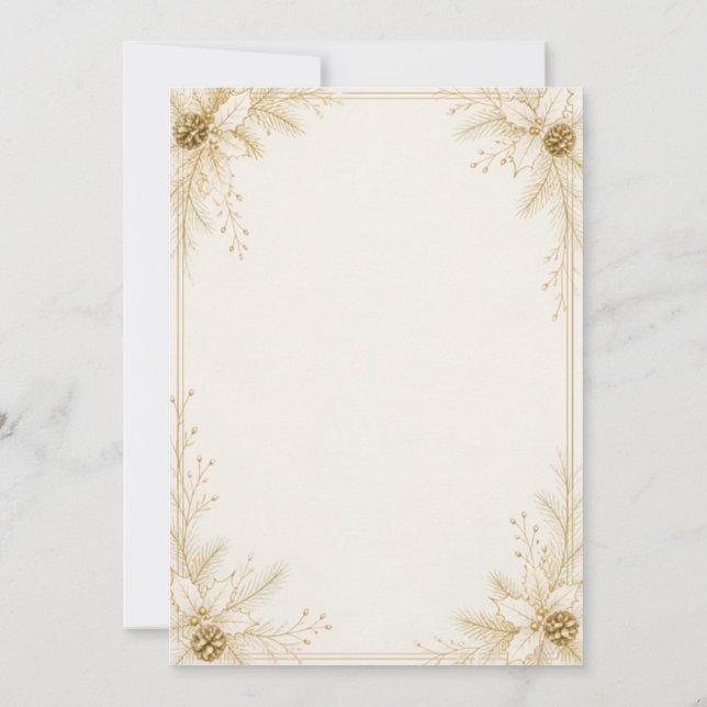 Christmas invitation (Back)