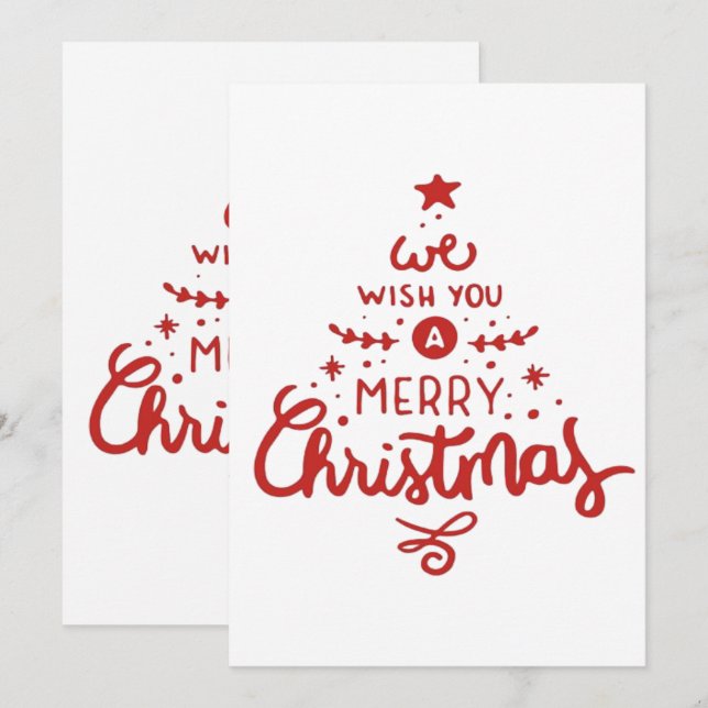 Christmas  invitation (Front/Back)