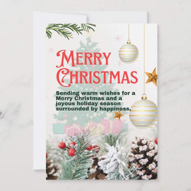 Christmas Invitation Card (Front)