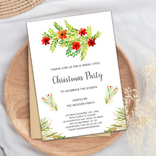 Christmas Invitation, Christmas Party, Holiday Invitation