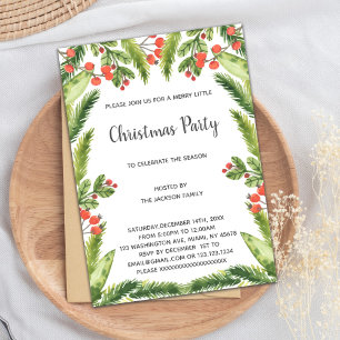 Christmas Invitation, Christmas Party, Holiday Invitation