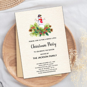 Christmas Invitation, Christmas Party, Holiday Invitation