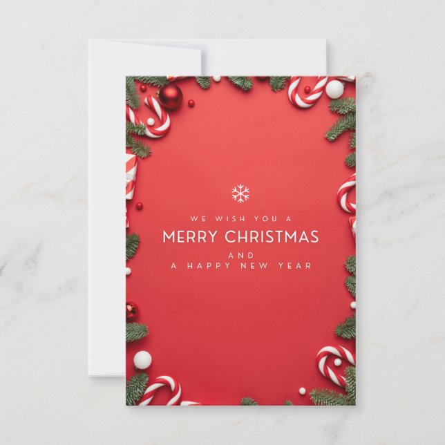 Christmas invitations card (Front)