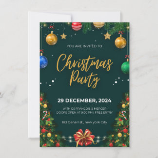 christmas invitations card