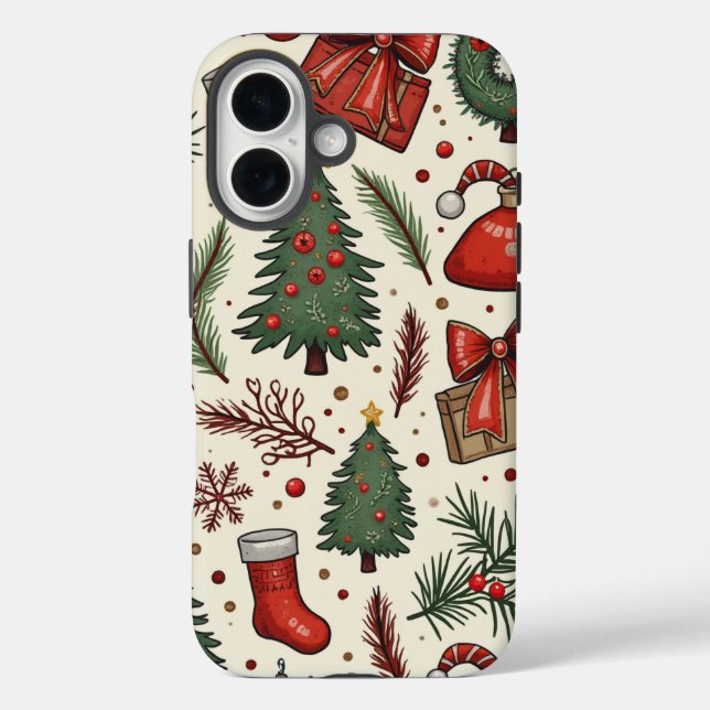 christmas iphone 16 case (Back)