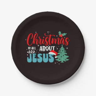 Christmas Is All About Jesus-43687 Paper Plate