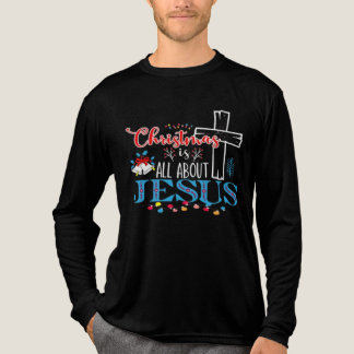 Christmas is All About Jesus Tri-Blend Shirt