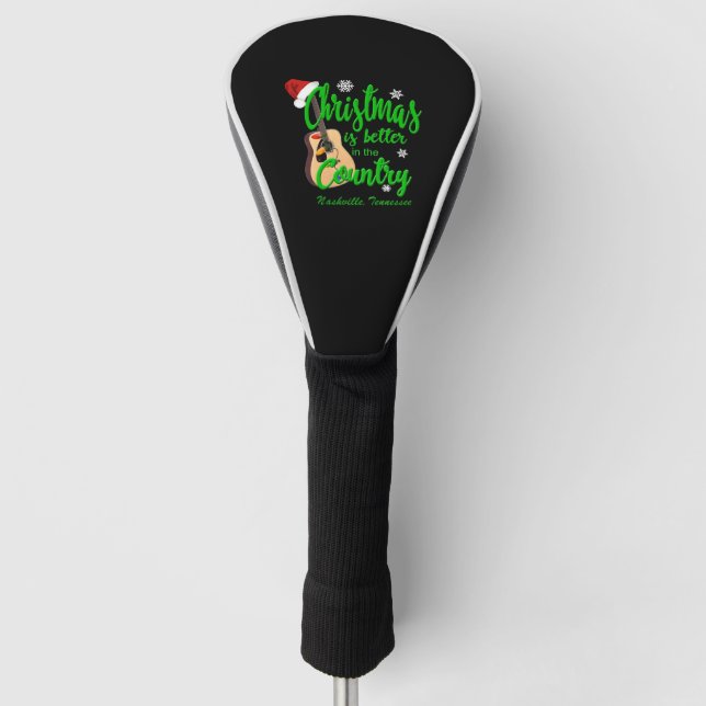 Christmas is Better in the Country Golf Head Cover (Front)