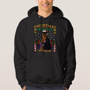 Christmas Is Better With A Rottweiler Hoodie
