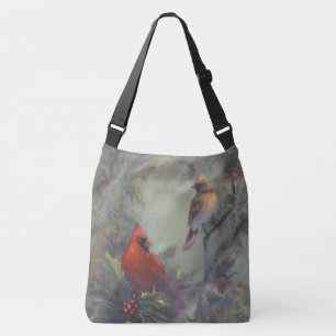 "Christmas Is Coming" Cardinals Crossbody Bag