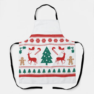 Christmas Is Coming, Christmas, Tree, Reindeer Apron